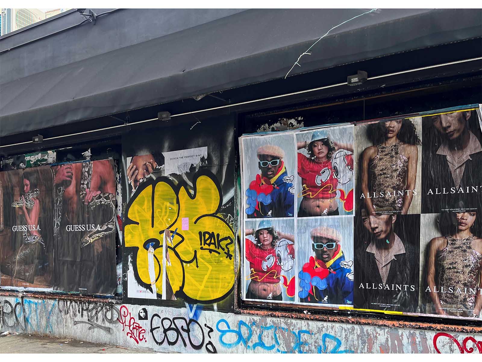 kangol - flyposting - new york