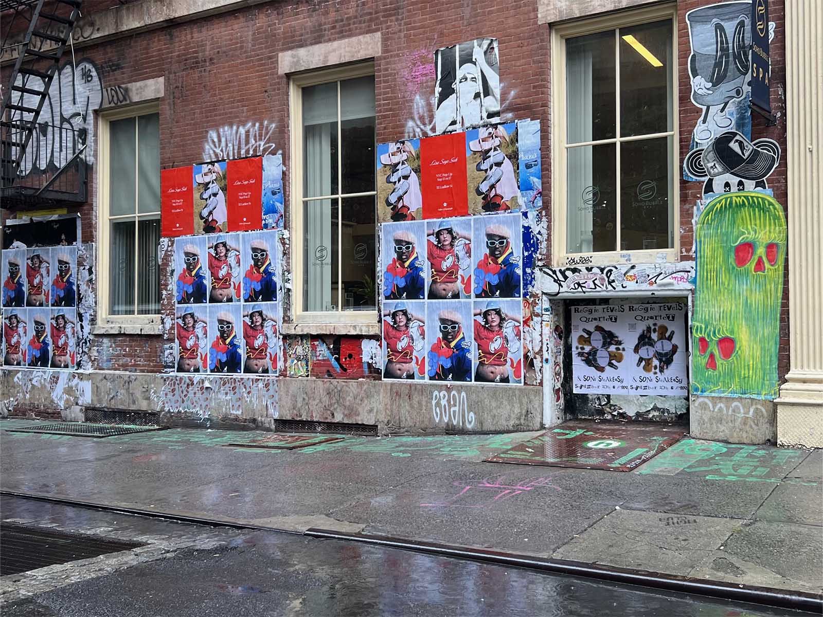 kangol - flyposting - new york