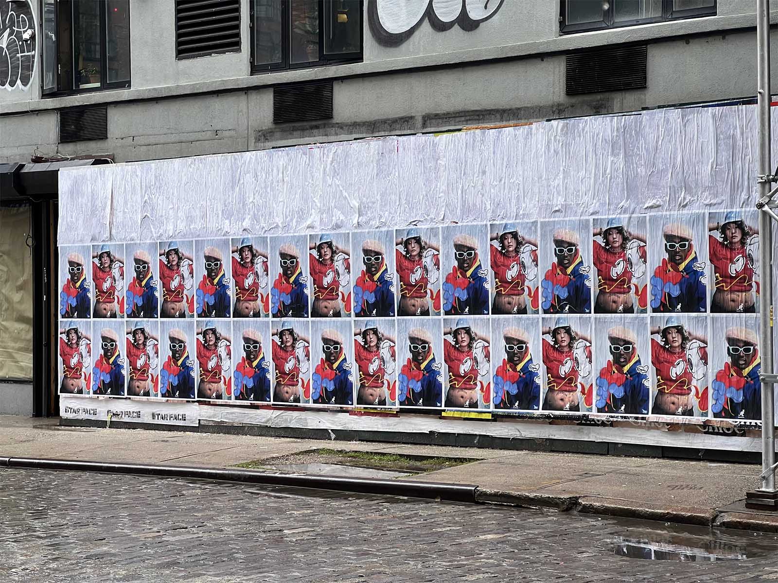 kangol - flyposting - new york