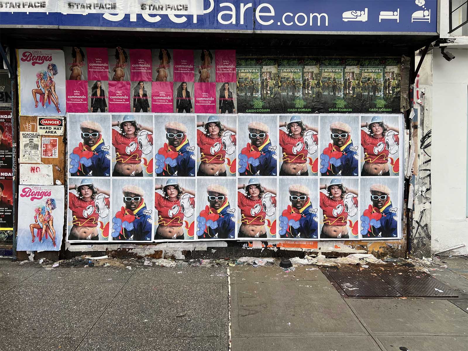 kangol - flyposting - new york