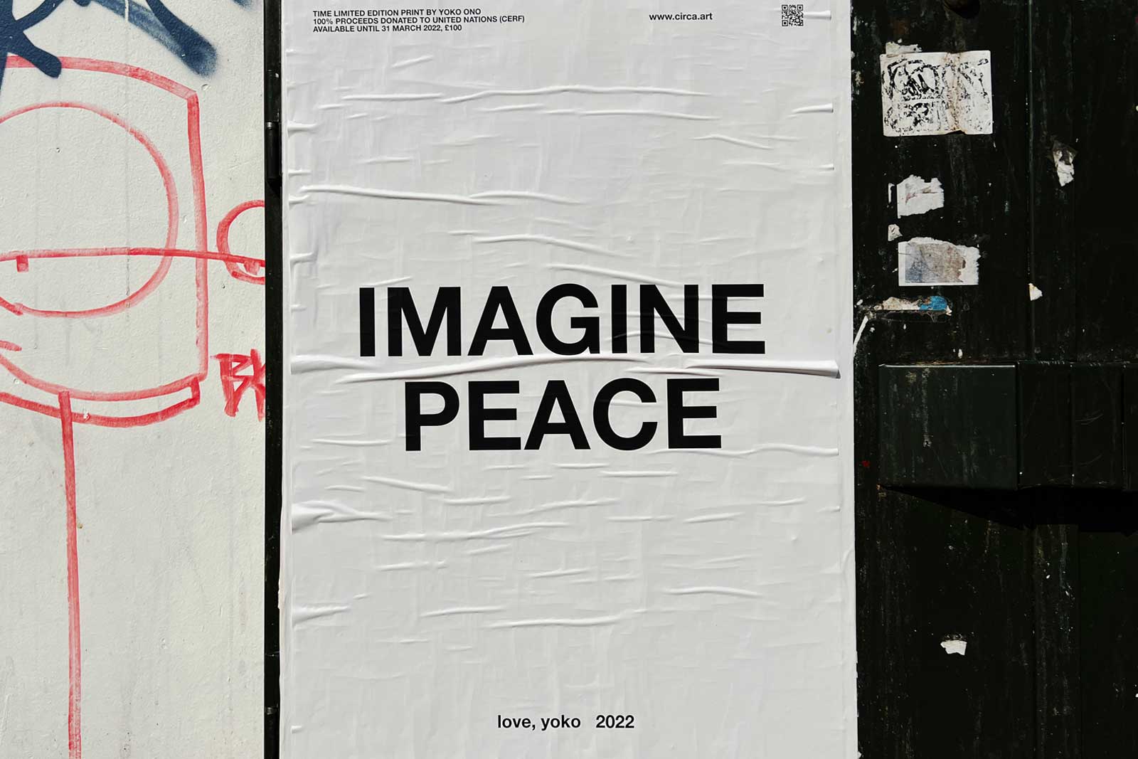 Yoko Ono wants you to IMAGINE PEACE