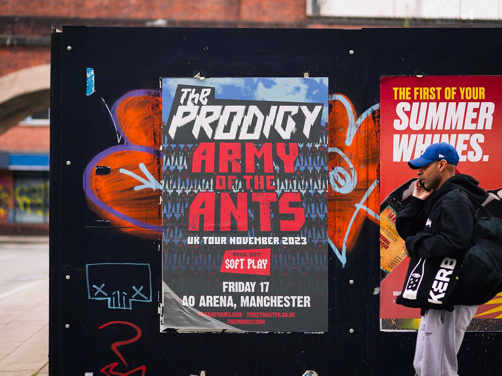 The Prodigy - flyposting - manchester