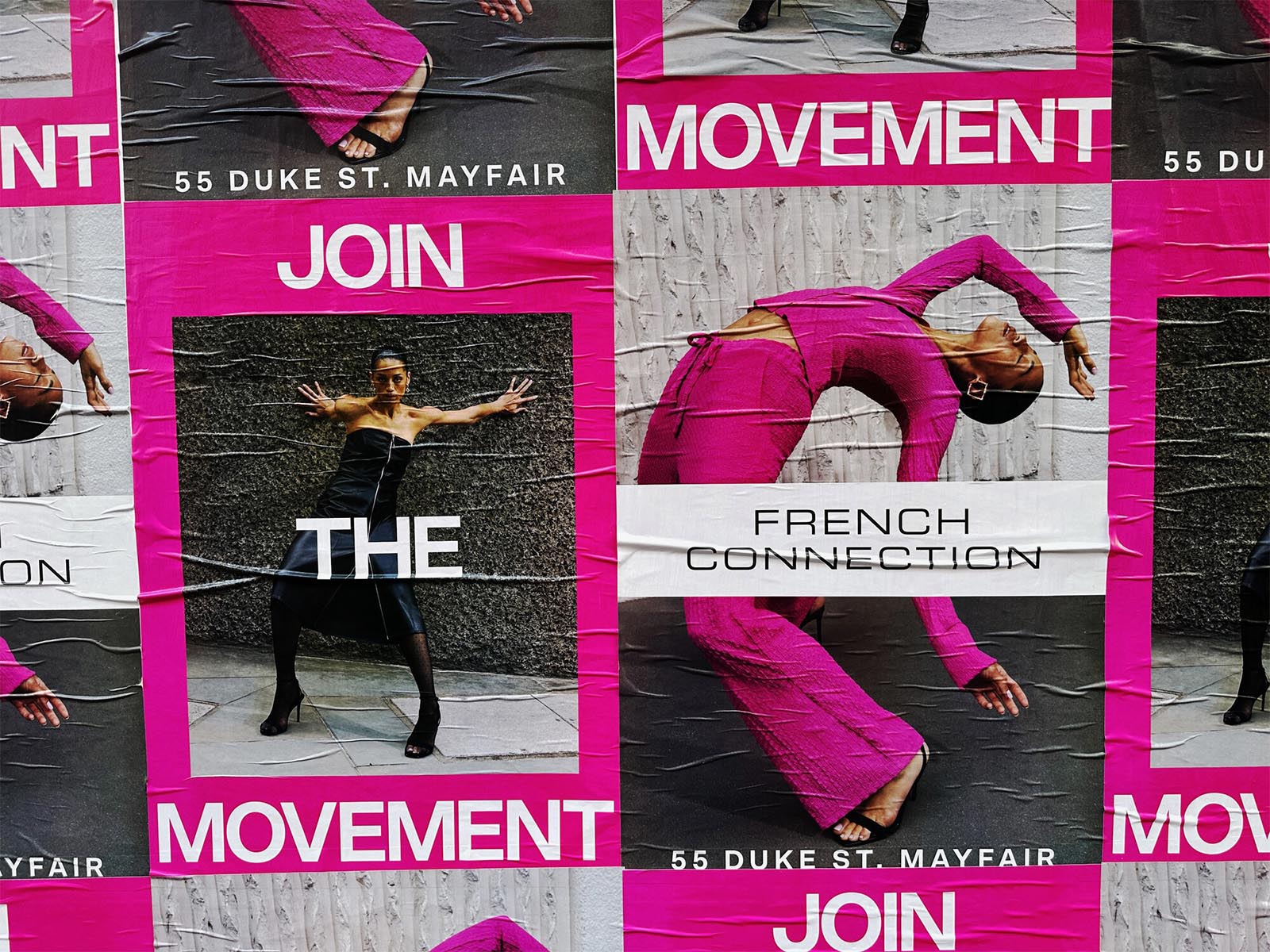 french connection- flyposting - london