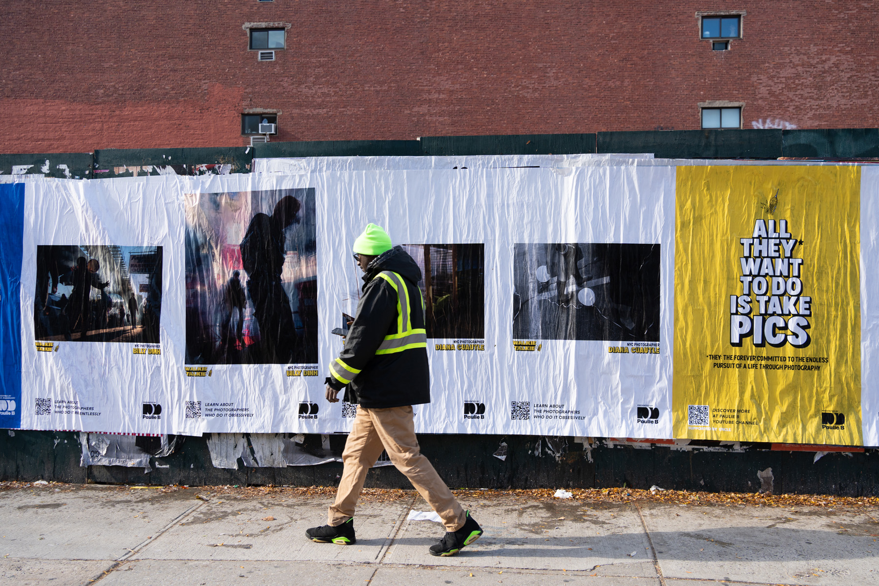 Full Circle: NYC Photographer Paulie B Brings ‘Walkie Talkie’ Series Back to the Streets