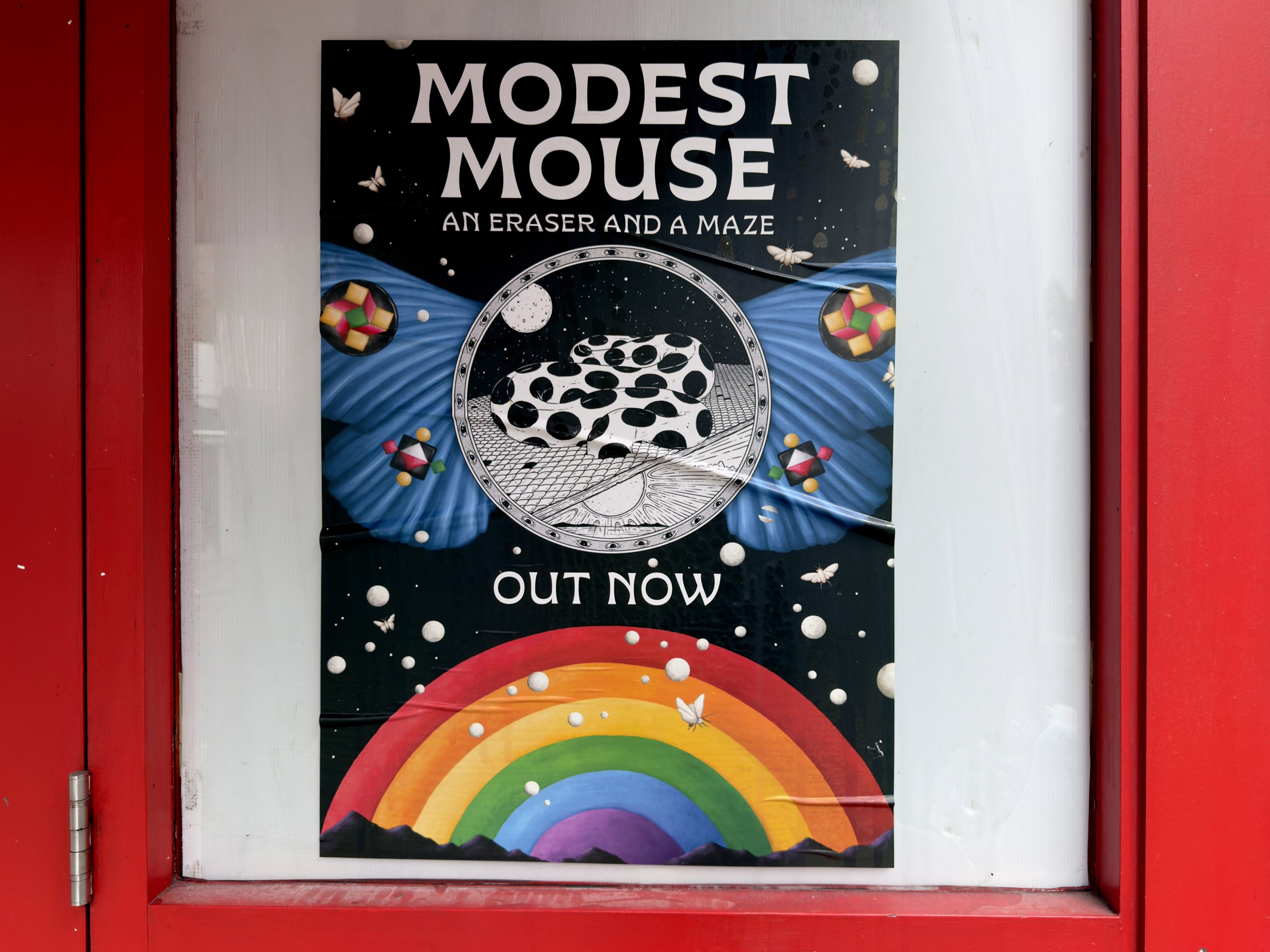 Modest Mouse: an eraser and a maze